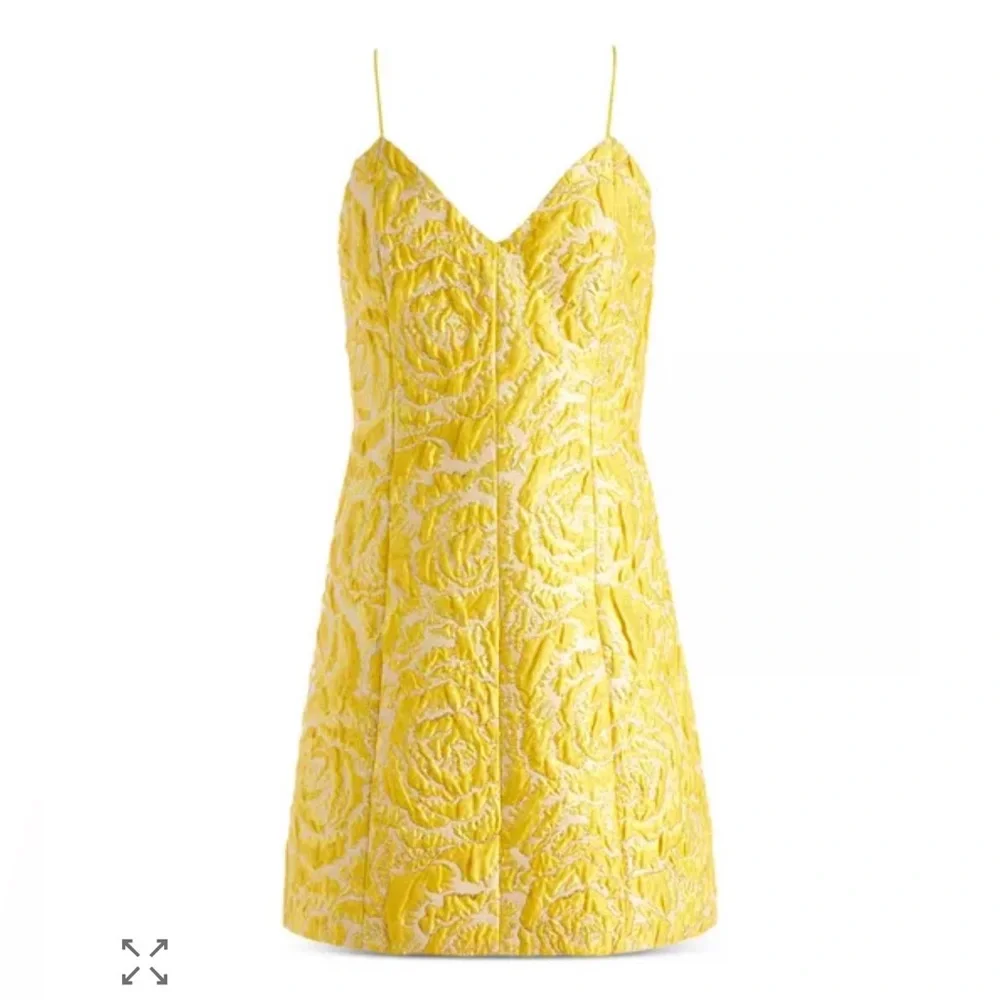 Alice and Olivia Tayla Structured Jacquard Mini Dress-0413